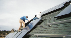 solar power installation 